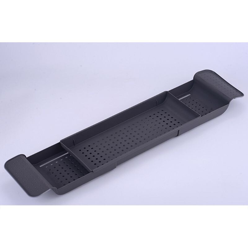 Tub Bathtub Shelf Caddy Shower Expandable Holder Rack Storage Tray Over Bath Multifunctional Organizer For Bathroom Shower