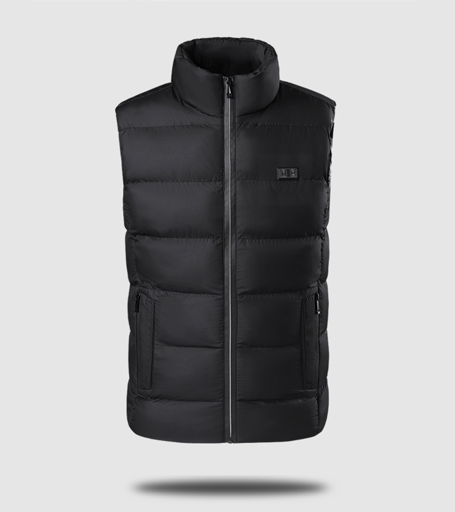 Bereichen Winter Beheizt Jacke Männer der Frauen Beheizte Weste Selbst Heizung Weste Thermische Kleidung Usb Akku Betrieben Heizung Mantel Wandern