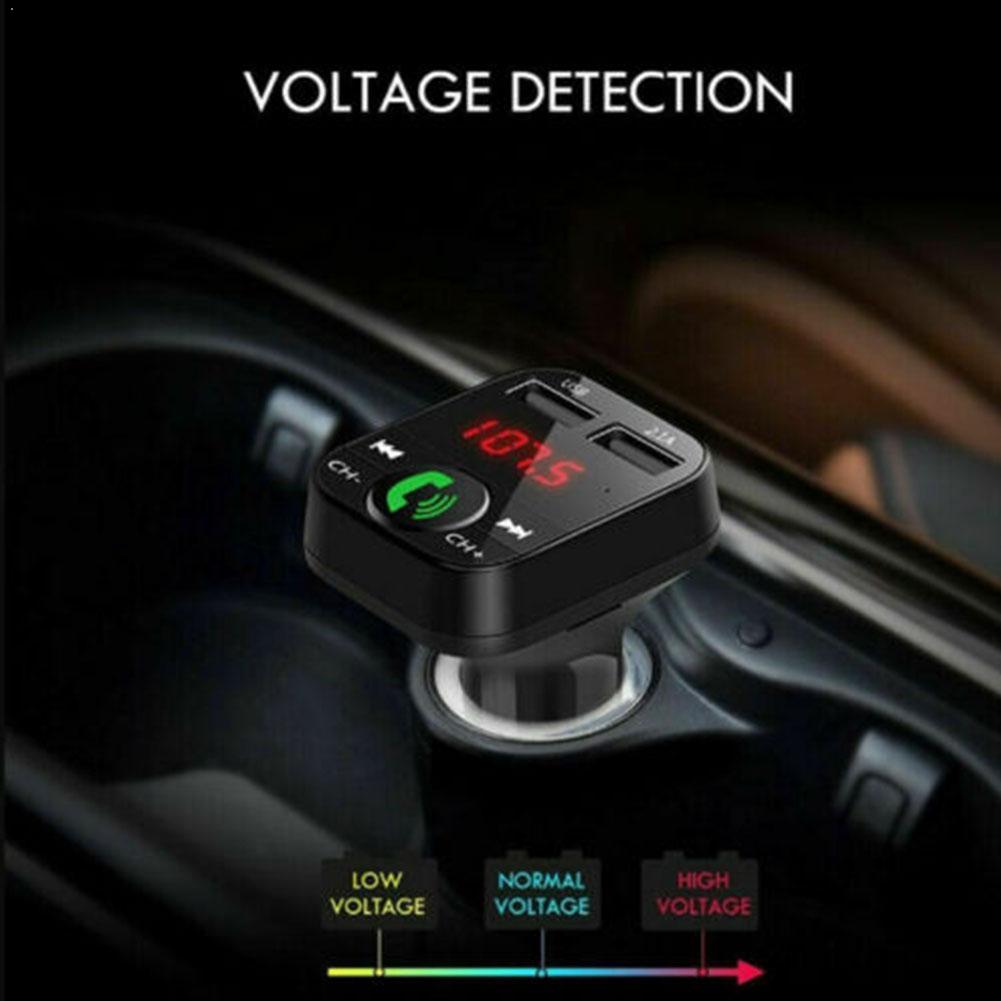 Handsfree Wireless Bluetooth FM Transmitter LCD MP3 USB MP3 Player FM Charger Player Modulator Auto F5E6