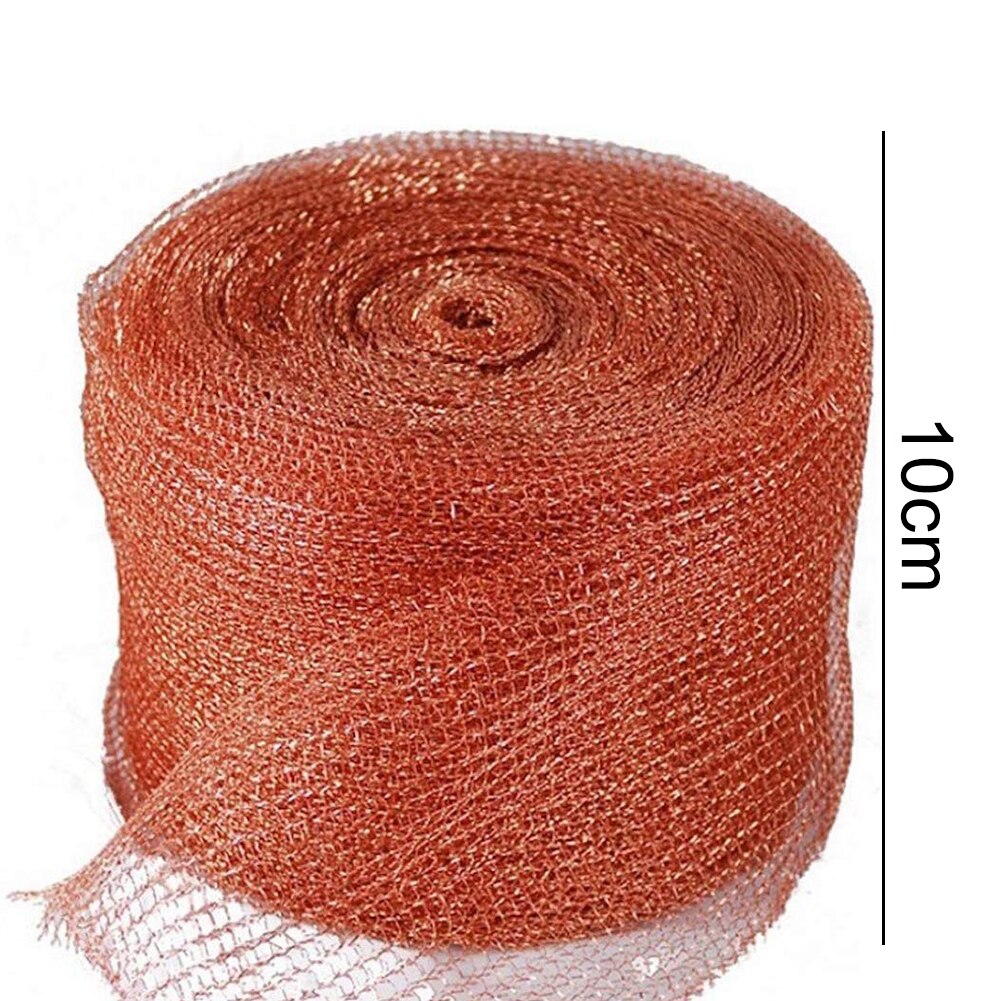6/15/30m Anti-bite Knitted Copper Mesh Bat Mouse Cave Hole Blocker Tool Garden Netting