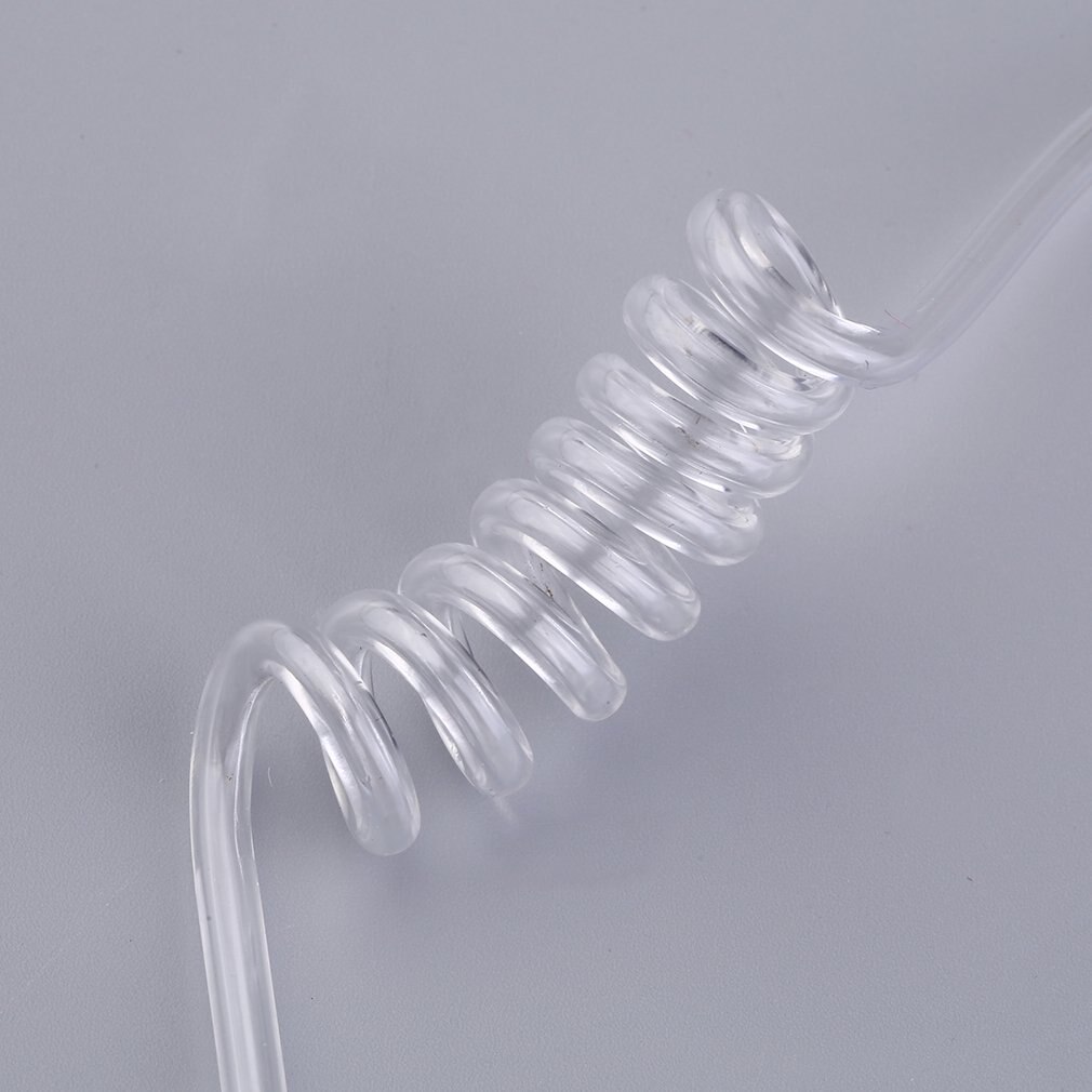 Akoestische Stralingsbescherming Anti-Straling Hoofdtelefoon Air Tube Handsfree Oortelefoon Met Microfoon Volumeregeling Oorhaak