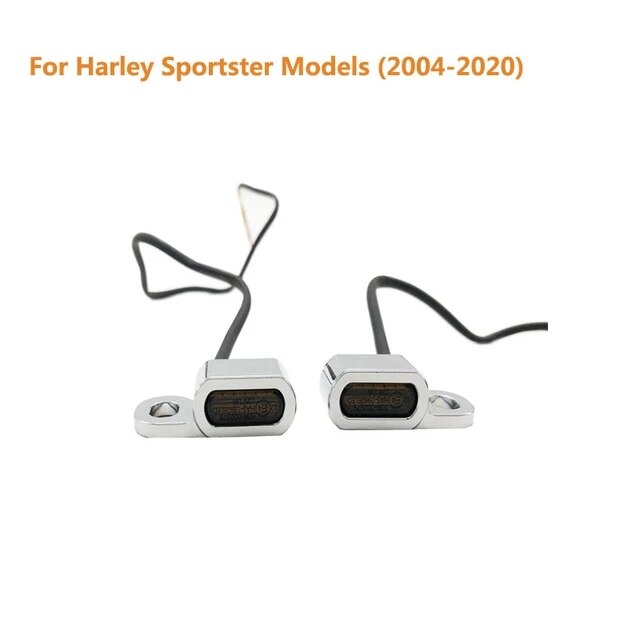 Stuur Led Marker Knipperlichten Voor Harley Sportster Touring Softail Mechanische Koppeling Hydraulische Koppeling: C Sportster (04-20)