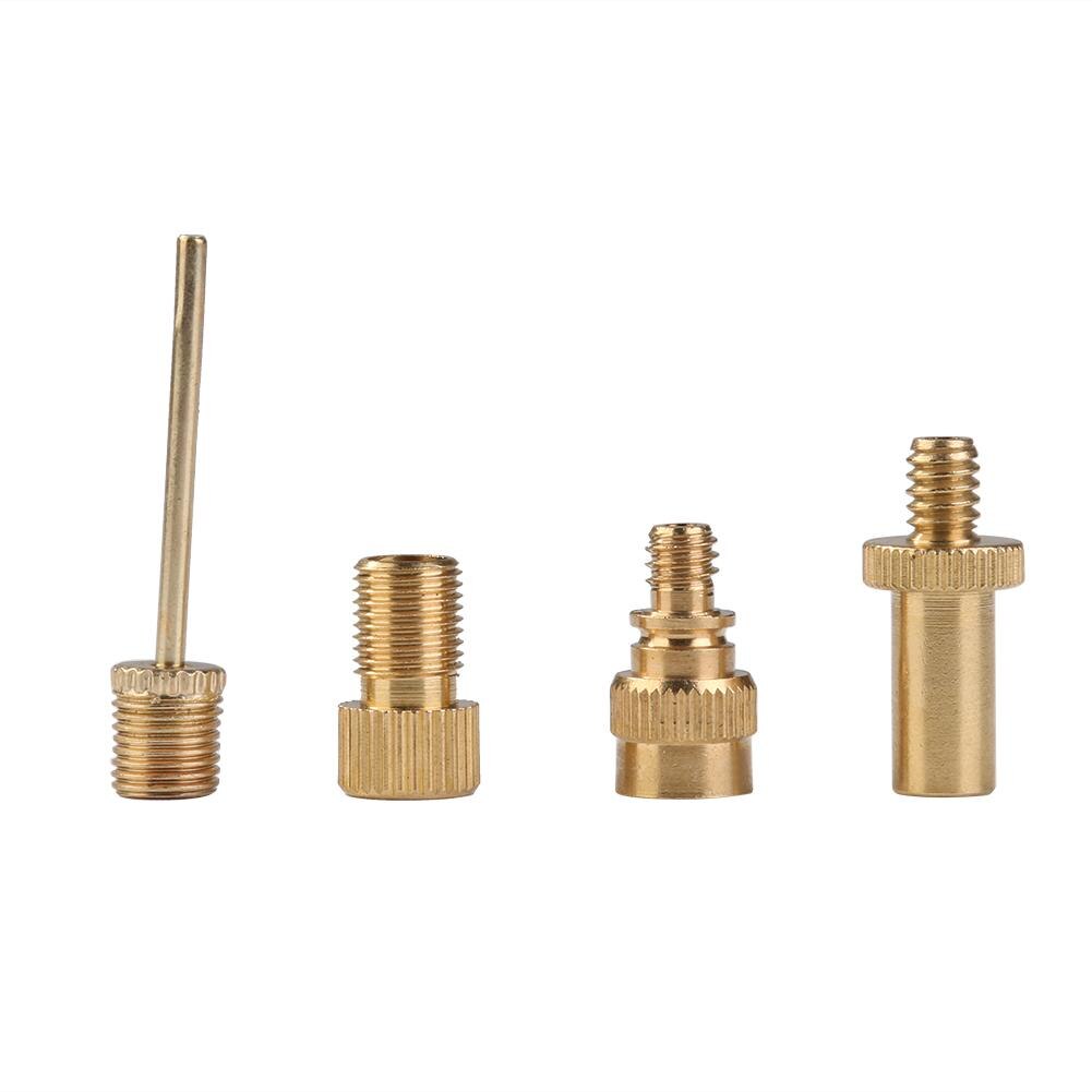 4/5Pcs Fiets Valve Adapter Pomp Tire Valve Adapter Convert Presta Aan Schrader Koper Bike Air Valve Adapter fiets Accessorie: 4pcs