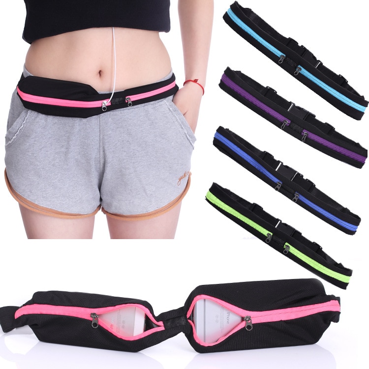 Professionelle Laufen Taille Pack Gürtel Sport Gürtel praktisch Männer Frauen Mit Versteckte Beutel Fitnessstudio Taschen Laufen Heuptas Taille Pack