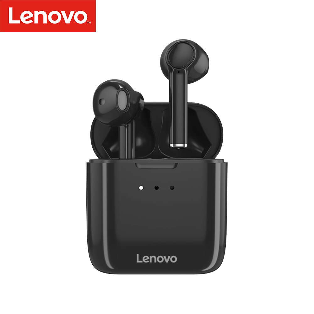 Lenovo X9/X18/XT91/QT83/LP1/LP1S Wireless Earphone Touch Control Bluetooth 5.0 Headphone Stereo HD Music Earbuds Headset w/ Mic: QT83 Black