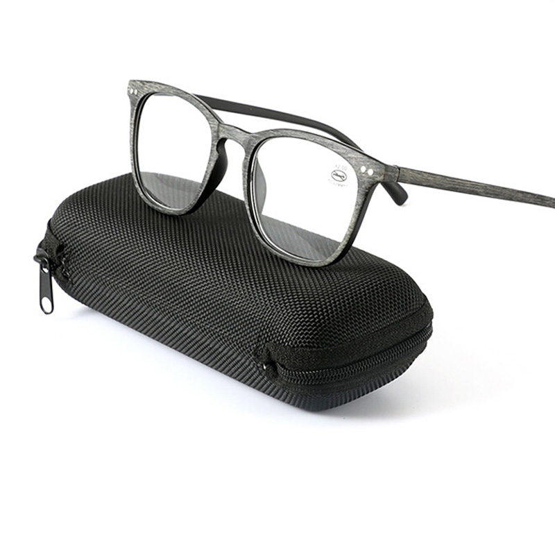 Zilead-lunettes de lecture Imitation bois et plastique pour hommes et femmes, lunettes en résine HD presbyte, dioptrie unisexe + 1.0 + 1.5 + 2.0 + 2.5 + 3.0 + 3.5