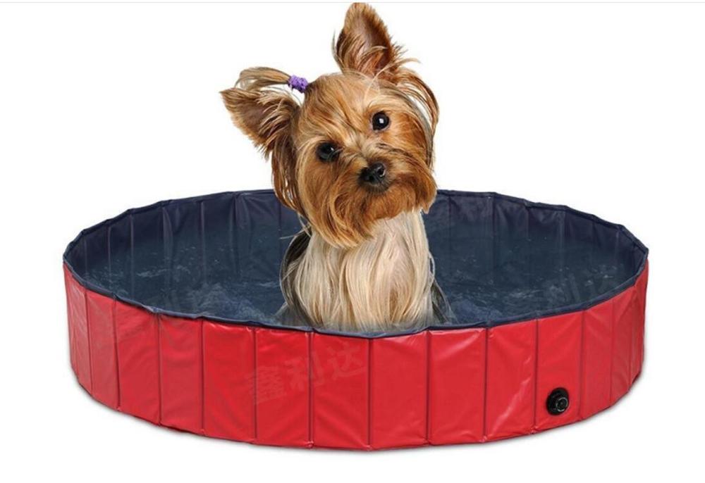 30x10cm Dog Pool Cat Puppy Pet Outdoor Portable Foldable PVC Bathtub baby Dog cat Pet Swimming pool Supplies