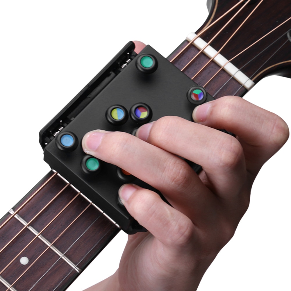 Guitar Learning System Teaching Practrice Aid with 21 chords Lesson Guitar Chord Trainer Practice Tools Accessories part