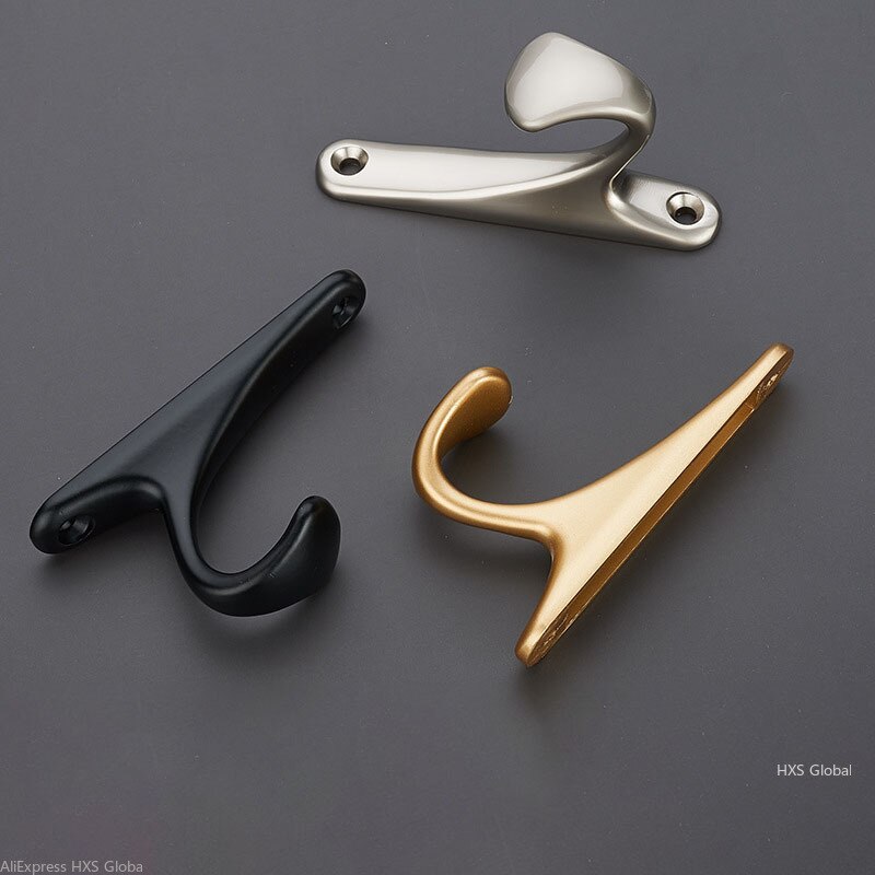 HXS 4 sztuk/partia wieszak na ubrania łazienka sprzęt ręcznik ścienny ubrania haki kuchnia sypialnia klucz kapelusz torba wieszak stojak uchwyt