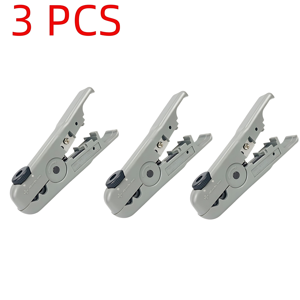 Wire Stripper Ethernet Cable Cutter Round Cable Cutting Tool Lan Cable Stripping for CAT7 CAT6 CAT5E CAT5 Round Wire: Orange