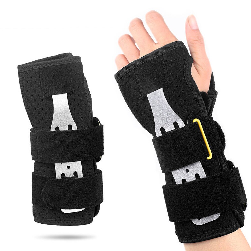 Breathable Wrist Brace Sprain Fracture Fixation Cover Support Wrist Fixing Strap Carpal Tunnel Splint (Left Hand/Right Hand)