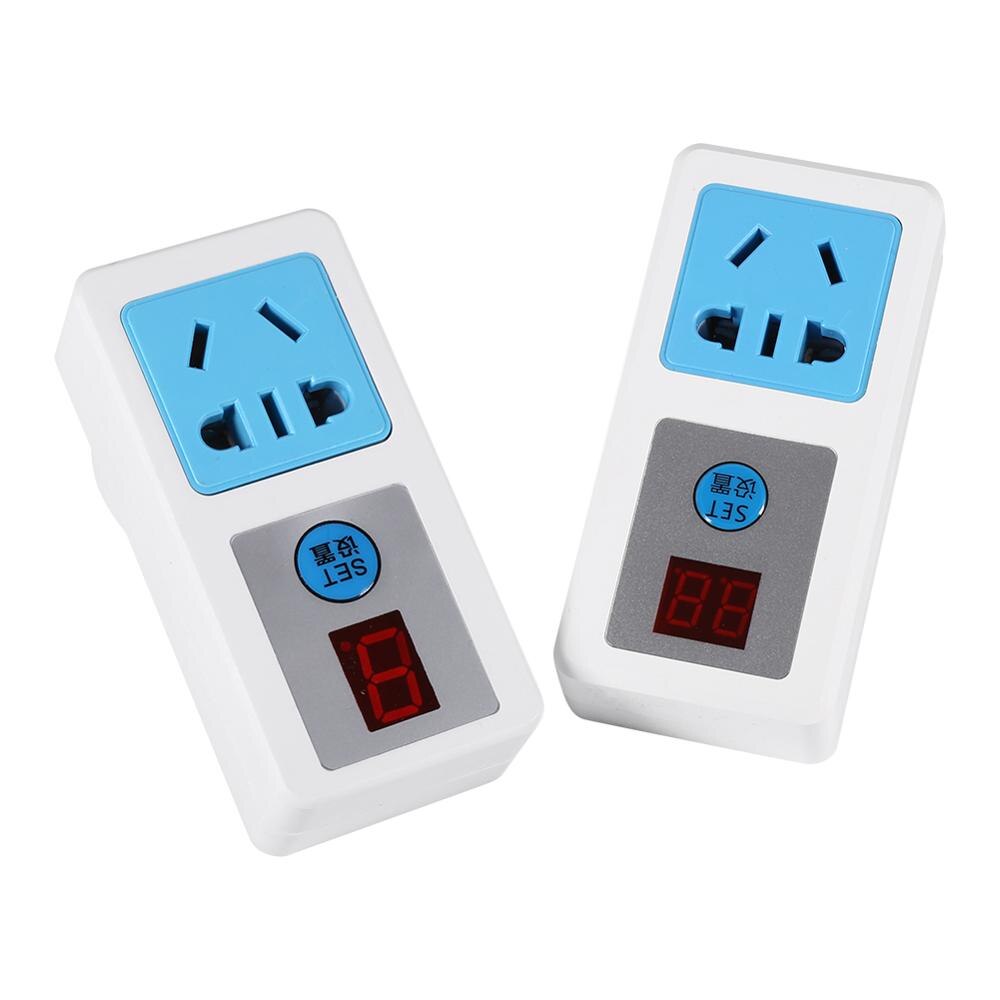 9/24 timmar elektrisk  ac 220v energisparande timeruttag hushållsapparater digital tidbrytare