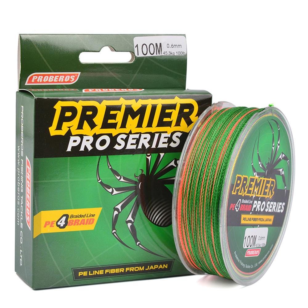 6LB to 100LB Braid Fishing line 4 Strands Multifilament Fishing Wire Carp Fishing