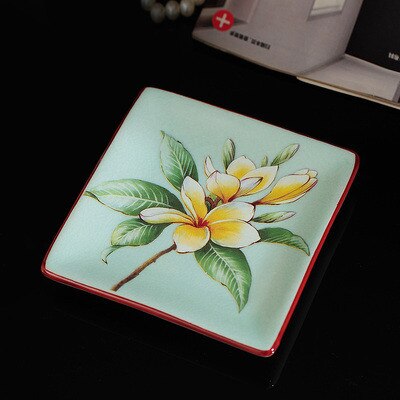 Keramiek &amp; Porselein Zeepbakjes/Lade Douche Case Hotel Huishoudelijke Container Opbergdoos Vierkante Vorm Bad Accessoires Clean Tool: Style 12