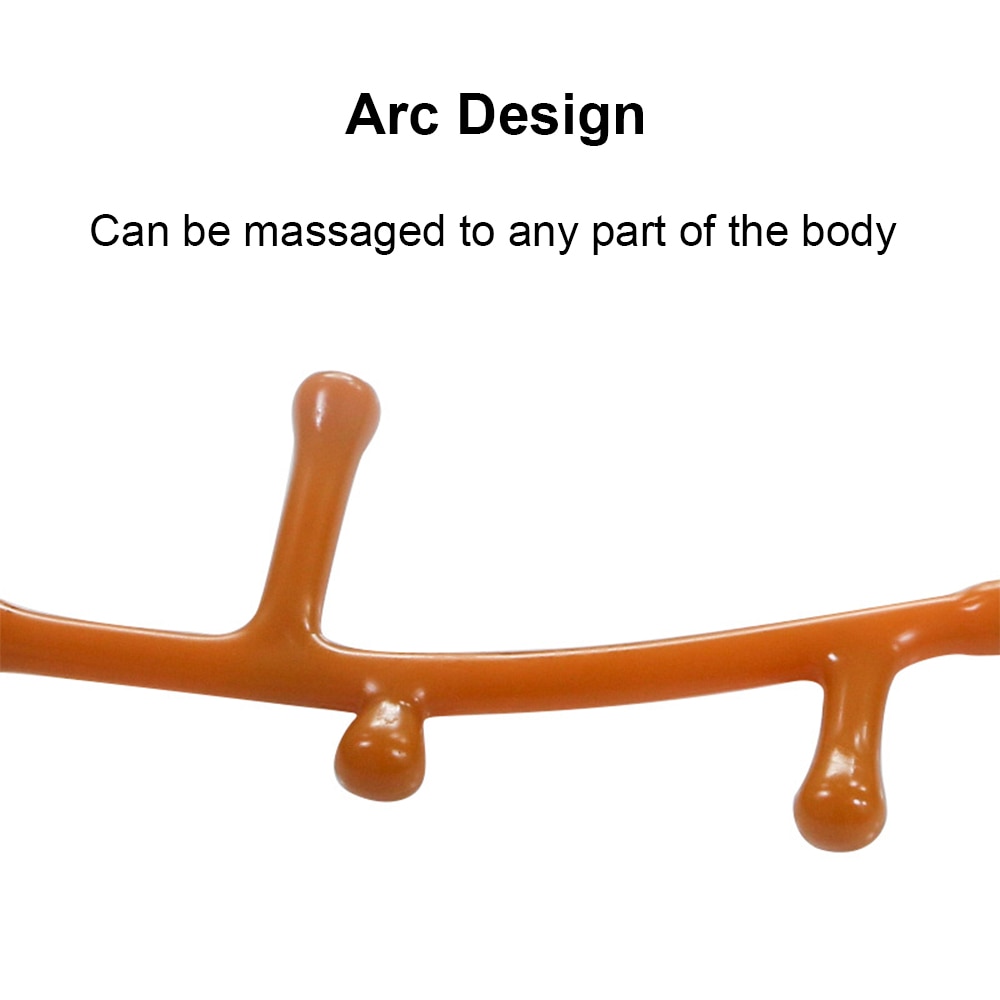 Trigger Point Self Massage Stick Theracane Body Muscle Relief Back Massage Hook Thera Cane Therapeutic Relaxation Pressure Tool