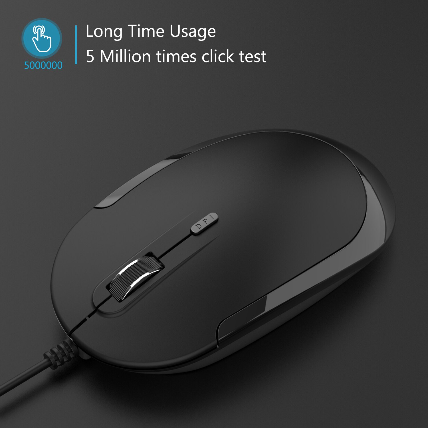 Jelly Comb Ultra Thin Wired Keyboard and Mouse Full Size USB Wire Corded Keyboard Mouse Combo Set with Number Pad for Computer