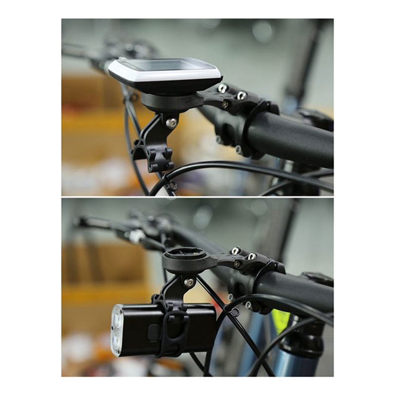 Fiets Stuur Stuurstem Computer Mount Ondersteuning Voor Garmin Bryton Wahoo Reus Met Lichte Camera Fietsbevestigingshouder