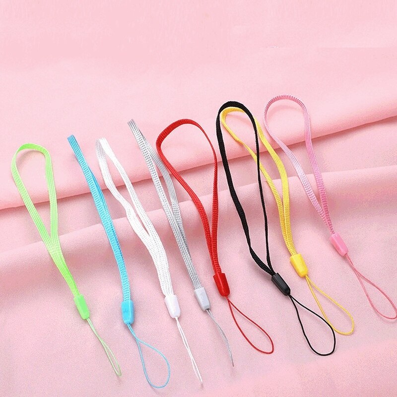 1/5/10 Pcs Kleurrijke Hand Wrist Lanyard Riem String Voor Iphone 7 8X6 Usb Flash drives Toetsen Sleutelhangers Id Naam Tag Badge Houders