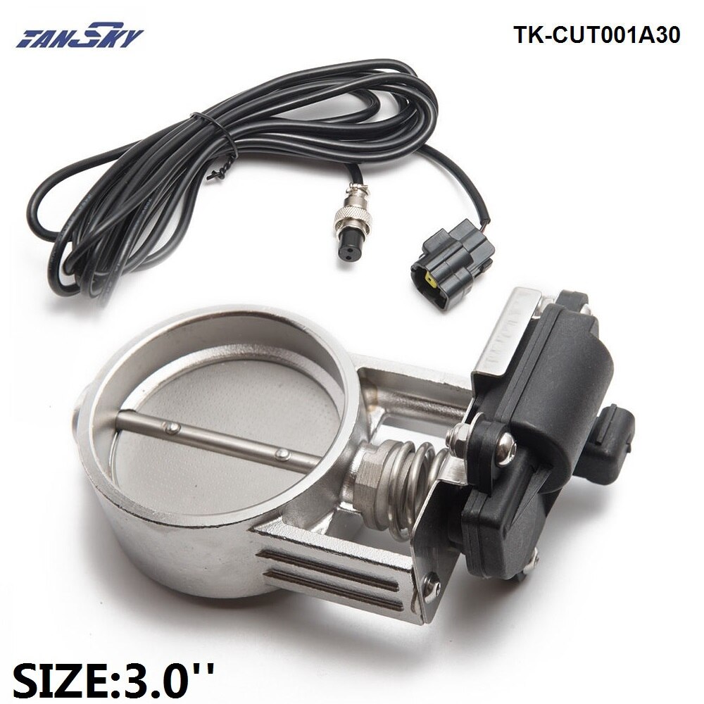 2 "/2.25"/2.5 "/2.75"/3 "Elektrische Uitlaat Uitgesneden Klep Voor uitlaat Catback Downpipe TK-CUT001A25: size 3.0 inch