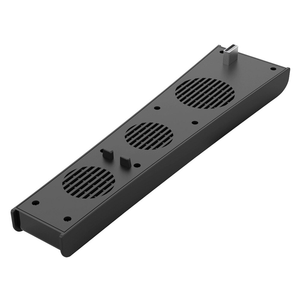 For Ps5 Usb Cooler With 3 Cooling Fans Digital Edition Game Console Accessories White: Black