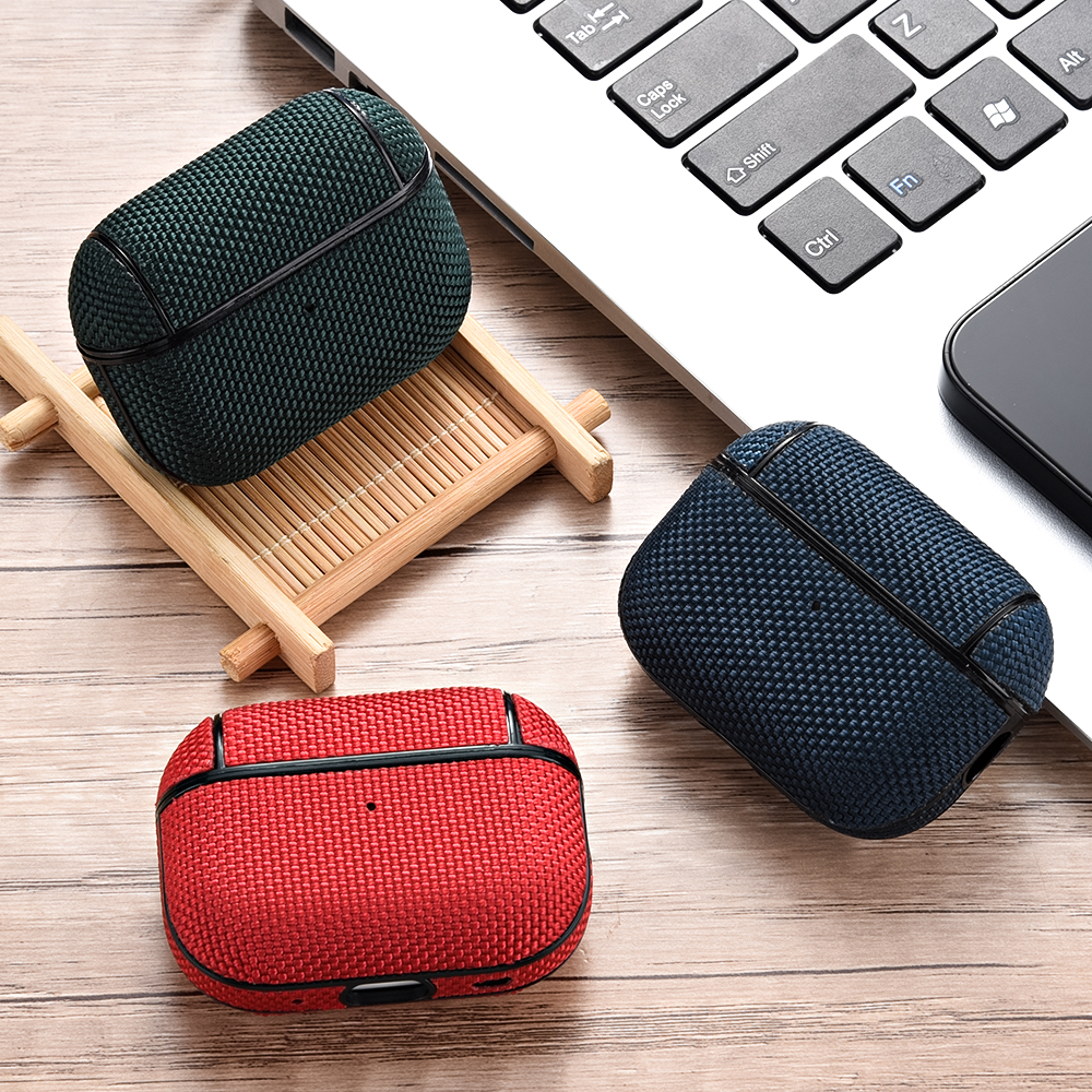 Dla AirPods 2 etui na słuchawki wodoodporne nylonowe etui ochronne na Apple Air Pods 2 1 3 pro Fundas bezprzewodowe etui z funkcją ładowania