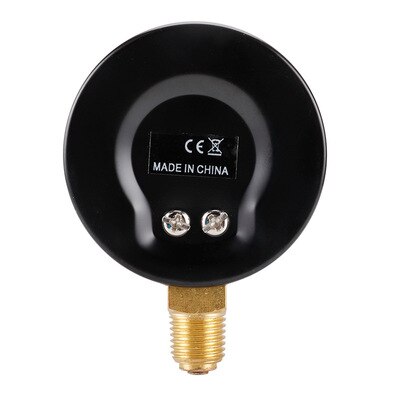 60mm 1/4NPT 0-10bar promieniowy barometr próżniowy miernik hydrauliczny miernik ciśnienia wody w płynie miernik średnicy dla sprężarki powietrza