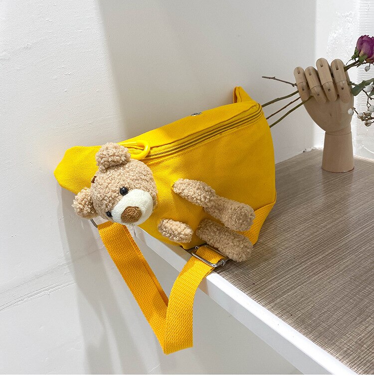 Trend Ladies Messenger Cute Canvas Chest Bag Small Fresh Girl Single Shoulder Multi-function Mobile Phone Bags