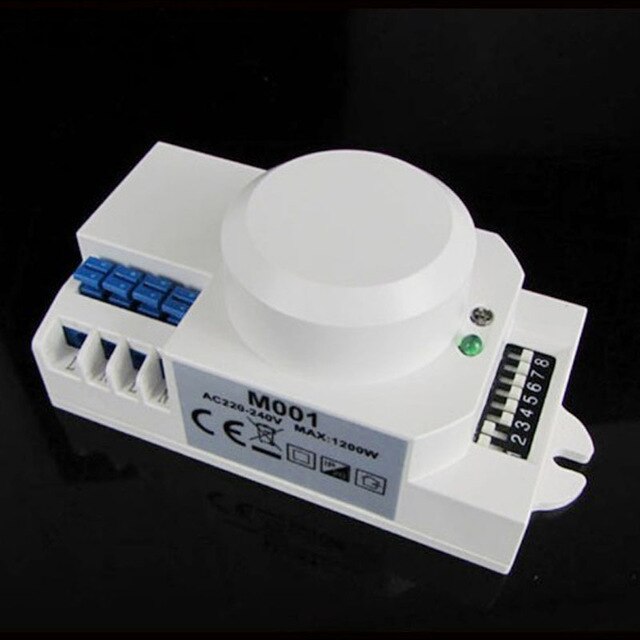 220V 360 Degree Microwave Sensor Light Switch Induction Microwave Motion Sensor Switch Vibration Sensor