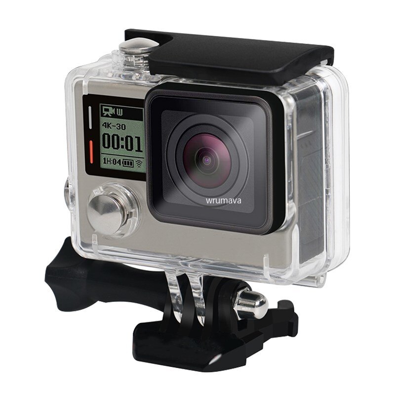 Til gopro vandtæt hus taske til gopro hero 4 hero 3+ hero 3 undervands beskyttelsesboks tilbehør