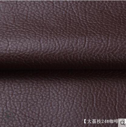 135X50Cm Pu Lederen Zelfklevende Fix Subsidies Simulatie Skin Back Sinds De Kleverige Rubber Patch Lederen Sofa stoffen: coffee