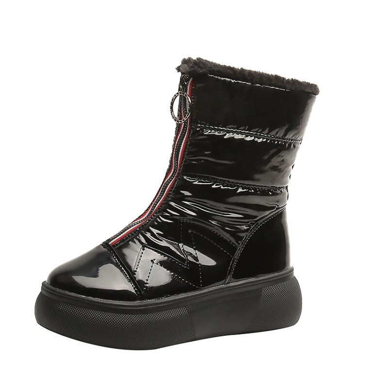 Las mujeres abrigo De invierno Botas botines De Mujer zapatos De plataforma De Mujer Botas De invierno zapatos De Mujer Botas De Mujer: Negro / 40