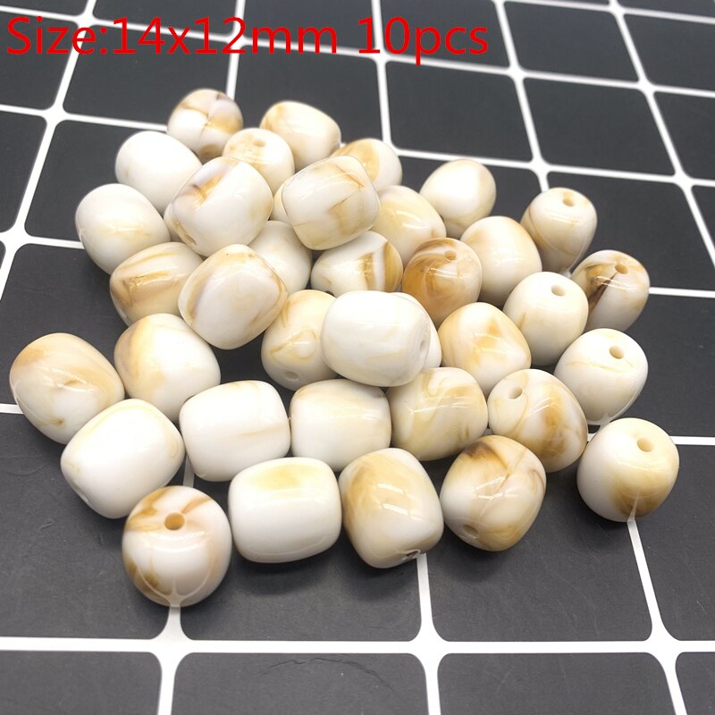 Lvory Acrylic Beads Earrings Necklace Accessories Beads For Jewelry Making DIY Jewelry Necklace Accessories: 08