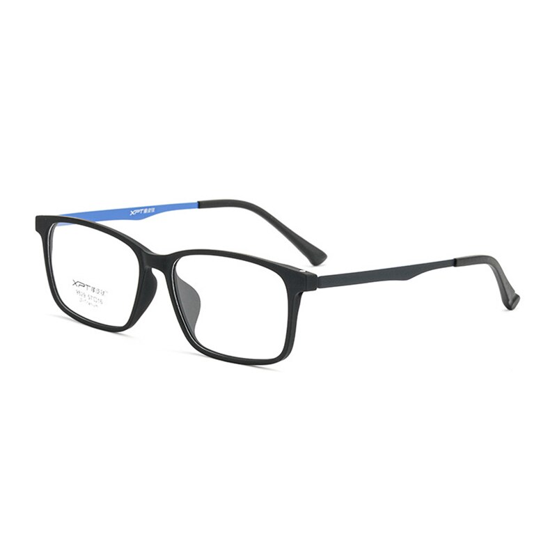 Lunettes optiques souples ultra-légères, monture complète en plastique titane, verres de Prescription pour hommes et femmes: Bleu
