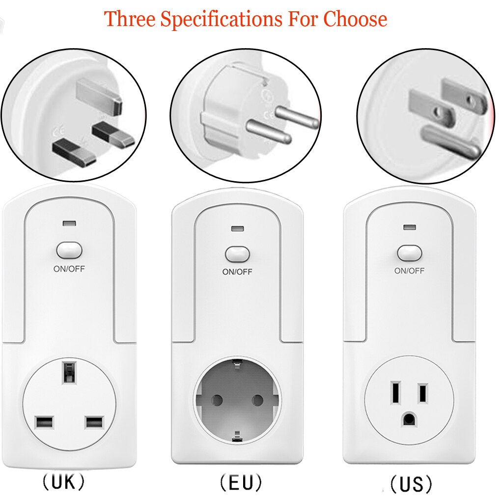 EU/US/UK Plug WIFI Wireless Temperature Humidity Thermostat Module APP Smart Remote Control Smart Timing Switch Socket
