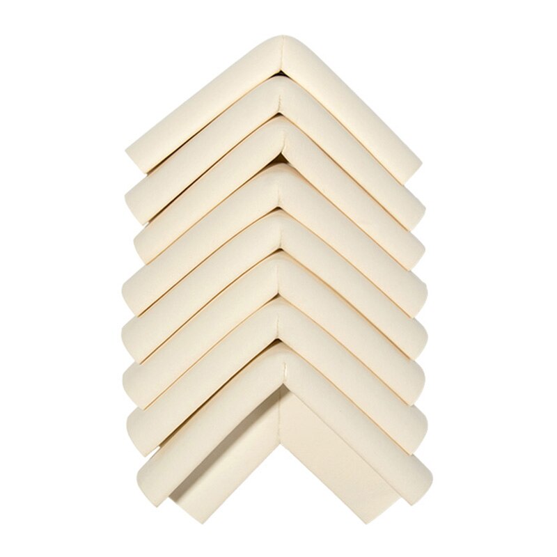 4/8Pcs Child Baby Safety Silicone Protector Table Corner Edge Protection Cover Children Anticollision Edge & Guards: brown 8pcs