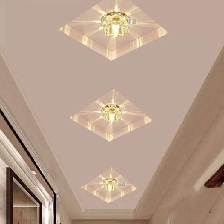 Led Inbouwspot Pruimenbloesem Downlight Restaurant Kristal Gangpad Licht Corridor Huishoudelijke Plafondlamp