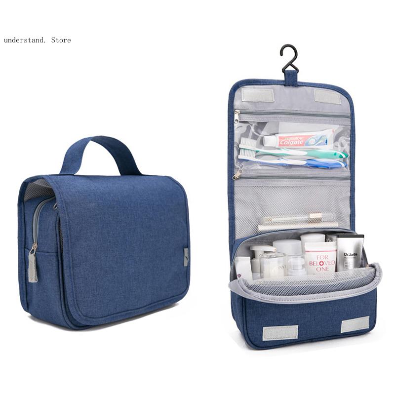Forniture per la vita portatili da viaggio borsa per il trucco essenziale di grandi dimensioni borsa per lavaggio da uomo di alta qualità borsa da toilette per Organizer da bagno