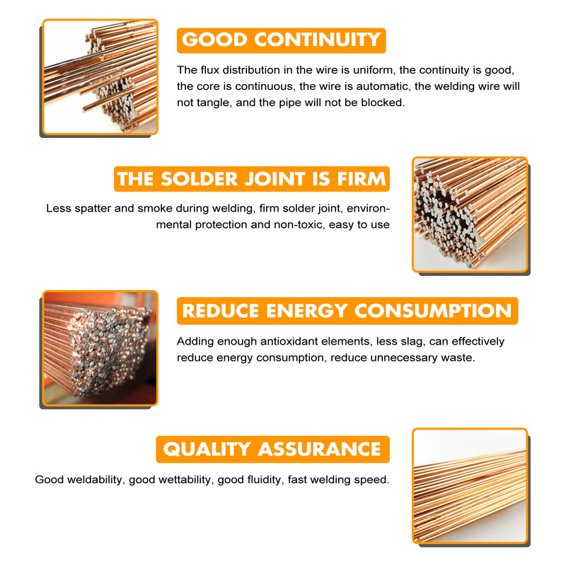 10/20PC Carbon steel argon Welding Rod Electrode Welding Wire Soldering Rod for Air conditioning refrigerator Soldering Supplies