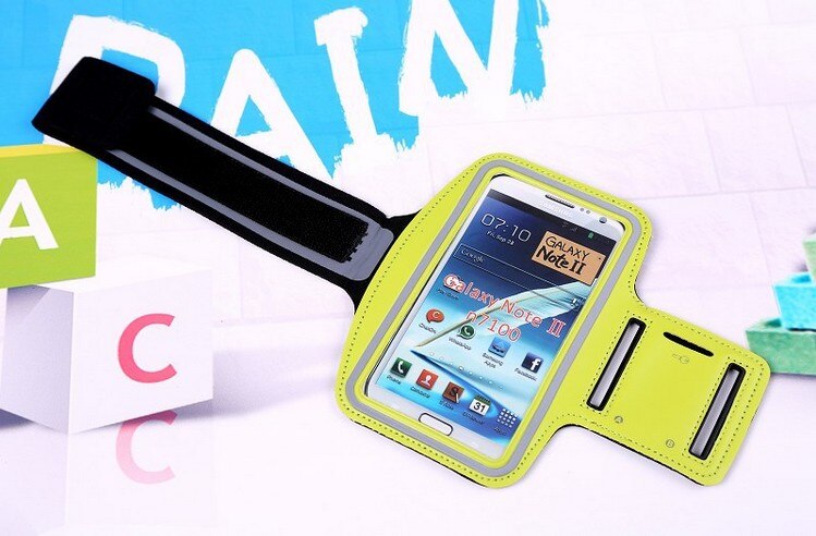 Sport Workout Running Arm Band Holder Belt Case For Xiaomi Redmi Note 8T 8 7 6 5 4 4X Pro 5A Mix 2 2S 3 Note 3 2 Mi Note 10 Pro: Light Green