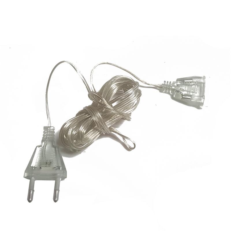 3.5M księżyc gwiezdna zasłona światła Christmas girlanda żarówkowa doprowadziło lampki girlandy lampa 100-240V na wesele przyjęcie świąteczne dekoracje: 3M kabel