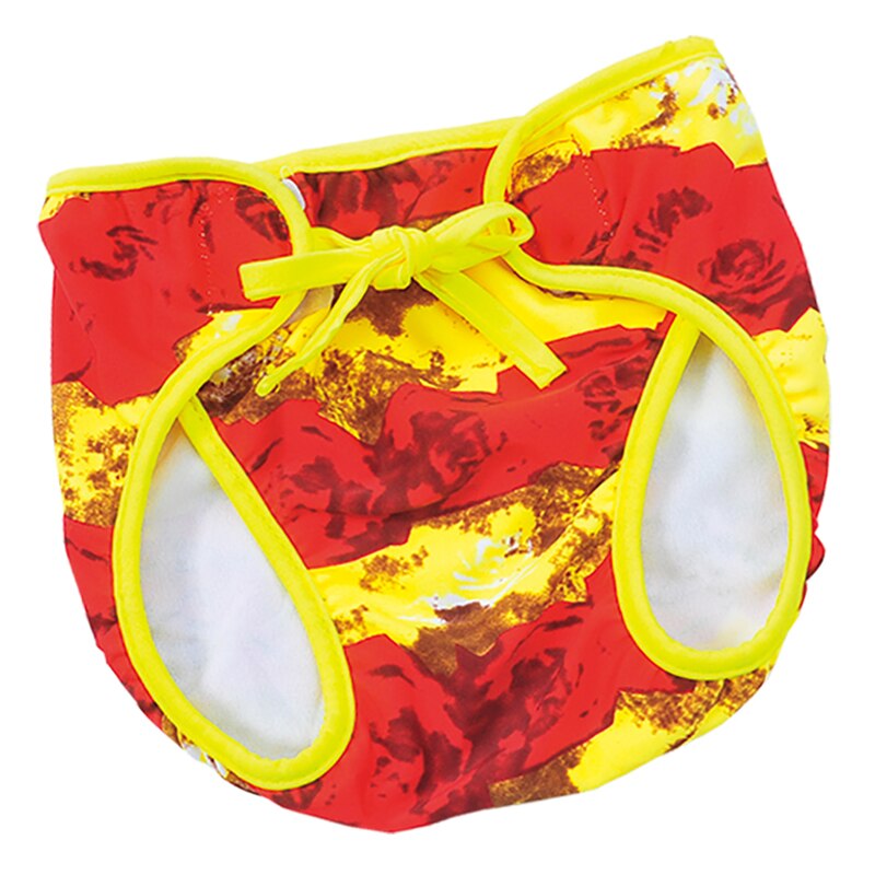 Sales 0-1 Year Baby Leakproof Swim Trunk Adjustable Bow Swimwear Infant Swimming Short: N