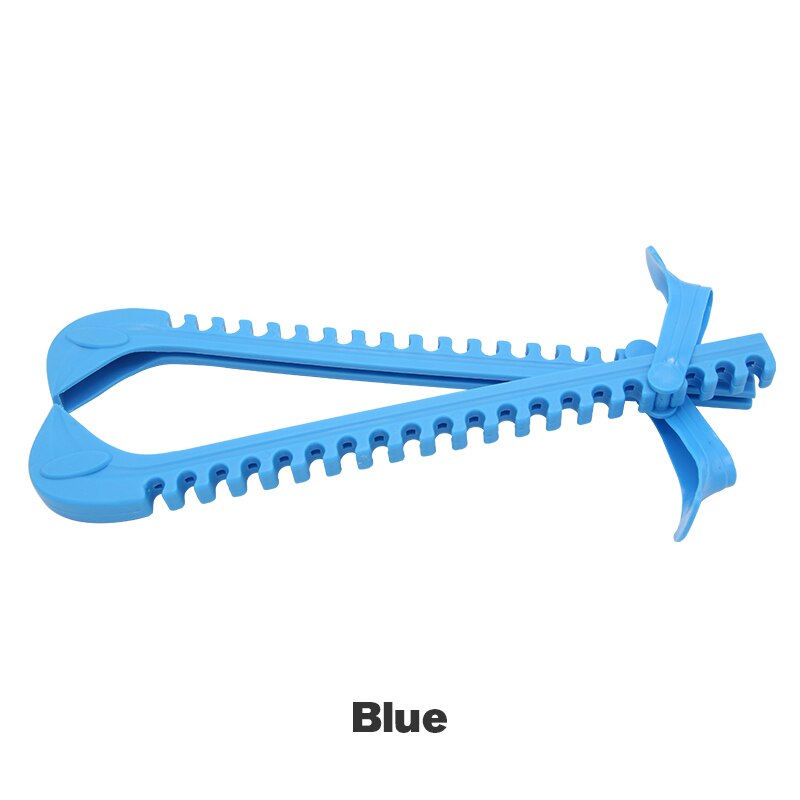 Hockey Skate shoes Blade Guard PVC Adjustable Length Walk Protection Suit For Speed/Figure Skates Fit All Shoes Blade Cover: Blue