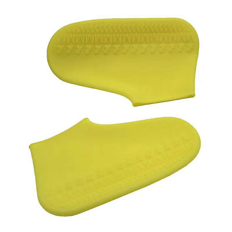 Neue Silikon Wasserdichte Schuh Abdeckung Material unisex Schuhe Protektoren Regen Stiefel für drinnen draussen Regnerischen Tage