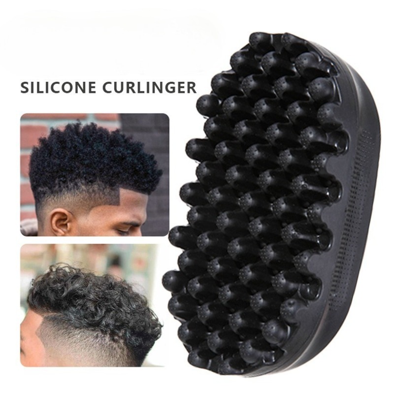 1Pc Curling Borstel voor Dreadlocks Hip Hop Haar Styling Perm Detangling Smoothing Reiniging Kam Professionele Multifunctionele Tool