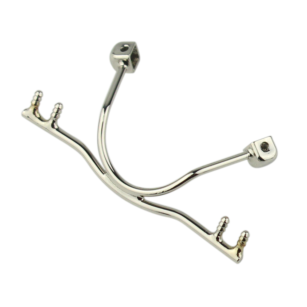 10 pièces lunettes pont nez Pad bras métal sans monture optique cadre cassé remplacement lunettes lunettes accessoire 1113: GRIS