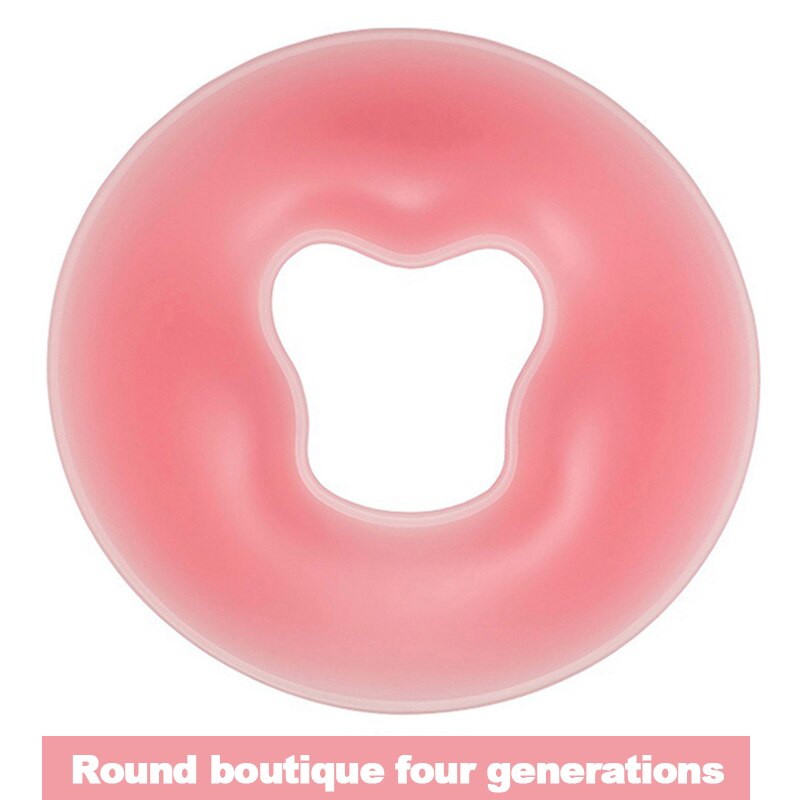 Non-Marking Non-Slip Face Pad Soft Spa Massage Silicone Face Relax Cradle Cushion Bolsters Pillow Pad Beauty Care Pillow: Pink