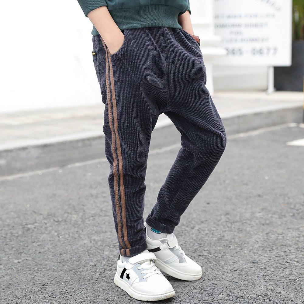 Nuovo bambino di Modo Del Ragazzo di Inverno Pantaloni per 2-12T Anni per Bambini di Velluto A Coste Dei Pantaloni Dei Ragazzi di Velluto Spessore Caldo casuale Pantaloni Abbigliamento per Bambini