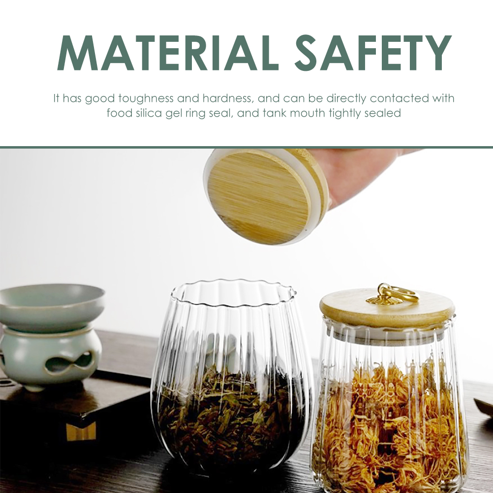 Dry Goods Canister Airtight Tea Storage Container Portable Food Storage Jar