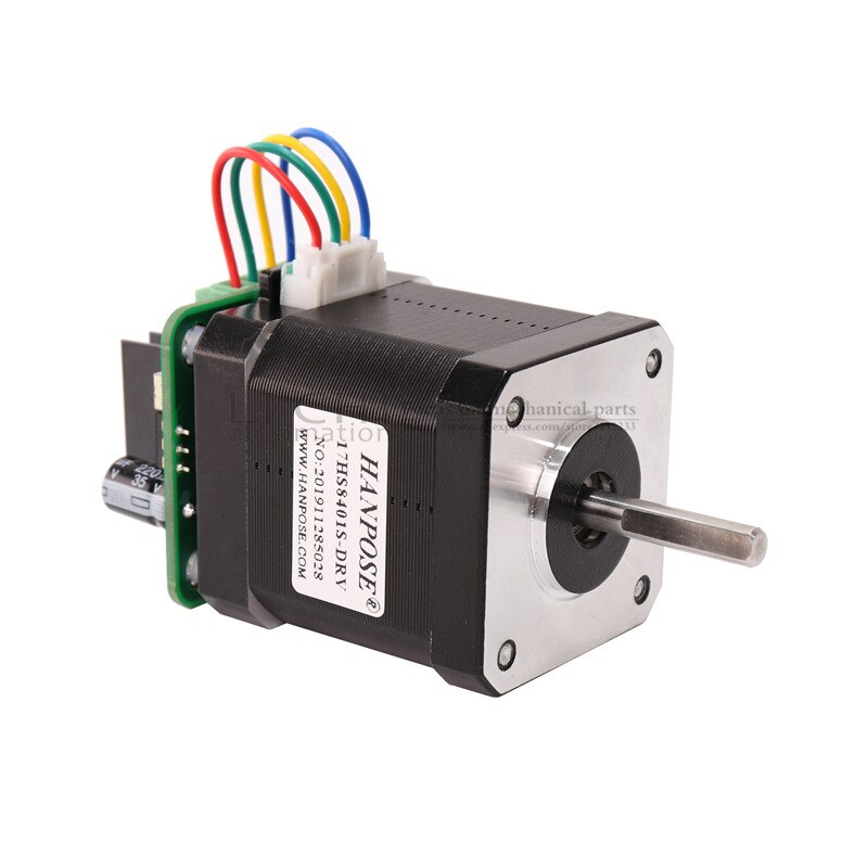 Motor de passo do fio do motor 4 de nema17 com o micro motorista traseiro 1.7a 70n.cm 17hs6401s-drv 17hs8401s-drv para a impressora 3d
