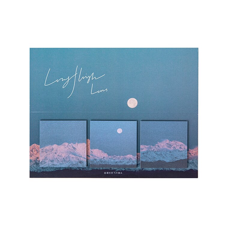 SKYISLE 16 Designs 60pcs Fantasy Sky Cloud Moonlight Memo Pad Deco Sticky Notes Notepad Diary Self-Stick Note Memo Pad: P
